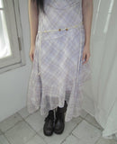 Kyuren Check Sleeveless Long One Piece