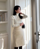 Miato brushed H-line skirt