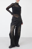 Erion see-through half-polar t-shirt