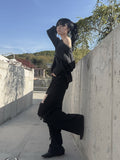 Heavy Damage Black Denim