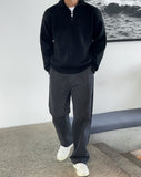 Elve half zip up washable knit
