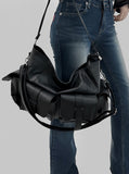 Bayney Pocket Leather Shoulder Bag