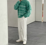 Bulky Stripe Brush Knit