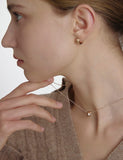 Triple Silver Cutout Necklace S