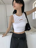 CUTTING CROP SLEEVELESS