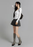 Scatter Pleated Skirt