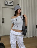 Clothi Solid Crop Short Sleeve Hoodie