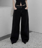 Machi Snap Adjust Incision Black Denim