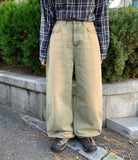 Meldin vintage washed denim pants