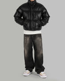 Celine leather short padding