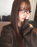 Urban lace one-off shoulder long sleeve sweatshirt