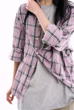 Madras big check over shirt