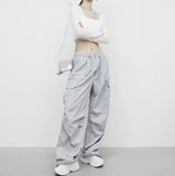 Eoneg Neck Crop Ribbed Cardigan