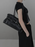 Bet Crack Leather Belt Shoulder Bag