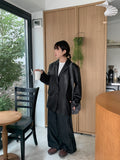 Delti Over Leather Jacket