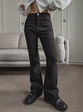 [U-BASIC] +3 cm Basic Bootcut (+Long ver)