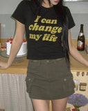 Hamil strap cargo skirt pants
