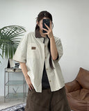Die Linen Work Short Sleeve Shirt