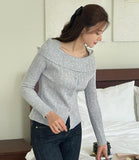 Lohavit Off Shoulder Ribbed Knit