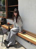 Hold Eyelet Frill Blouse