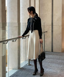 Becca Brushed Span Flare Skirt