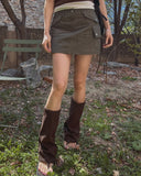nylon strap cargo pocket skirt