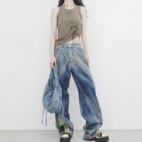 (Unisex) Renta Side Track Denim Pants