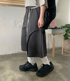 Neraki Incised Strap Bermuda Sweatpants