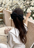 Kamel Jacquard Ribbon Hair Pin