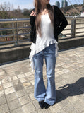 Myou V-neck See-through Button Cardigan