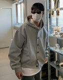 Hella Overfit Hooded Button Jacket
