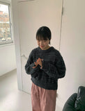 Comfy Hairy Round Knit