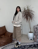 Kimo Stripe Hood Zip-Up