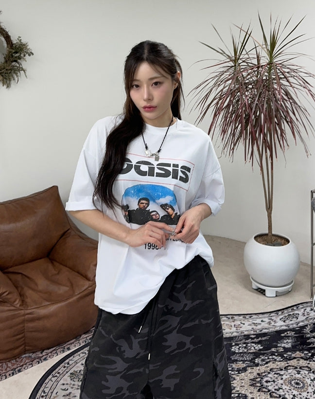 【SATIIIZ】Resid oasis 1998 t-shirt Resid oasis 1998 t-shirt - satiiiz
