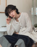 Into summer see-through linen cardigan