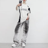 Amane Washing Denim Pants