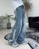 Belloz Track Walk Denim Pants