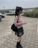 Peavy Washing Jeans Denim Mini Skirt
