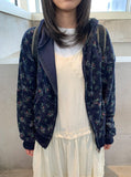 Mannaco Flower Hood Zip-up