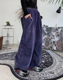 Kenny Velour Pintuck Banding Pants