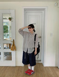 Riyuki String Carpender Bermuda Cotton Pants