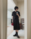 Lux stripe bermuda slacks