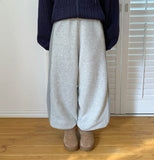 [Unisex] Banton Fleece Brushed Banding Wide Pants