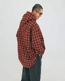 [AG] Huge Check Hoodie Shirt