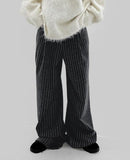 Wool 20%) Nerdy Stripe Pants