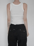 Elin Minimal Ribbed Sleeveless