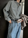 Caroon Two Pocket Check Shirt