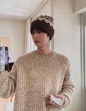 Hiro loose fit boucle knit