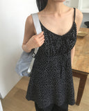 [MADE] Handel Ribbon Strap Dot Layered Mini One Piece
