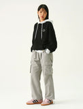 Small Drawing Color Matching Hoodie